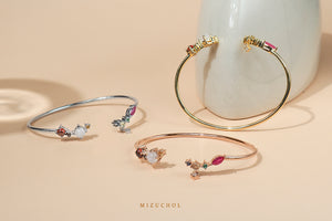Nine Lucky Gems Bracelet | Series Hope (Rhodium)