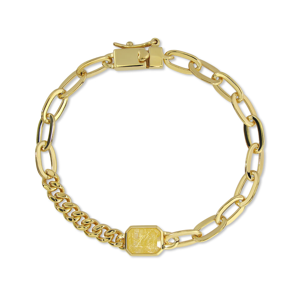 Golden Champagne Chain Bracelet