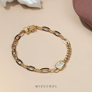 Golden Champagne Chain Bracelet