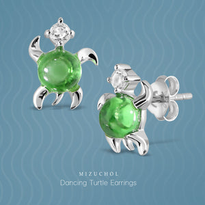 Dancing Turtle Earrings