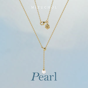 Cloud Drop Layer Pearl Necklace - Natural Pearl