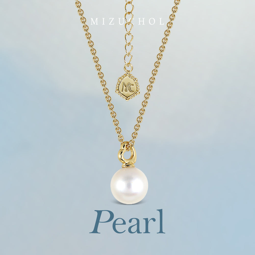 Little Cloud Necklace - Natural Pearl