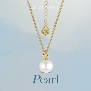 Little Cloud Necklace - Natural Pearl