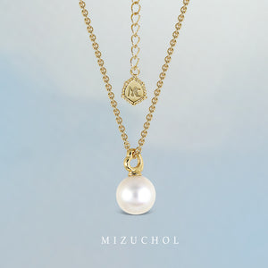 Little Cloud Necklace - Natural Pearl
