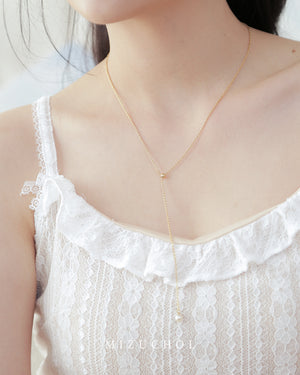 Cloud Drop Layer Pearl Necklace - Natural Pearl