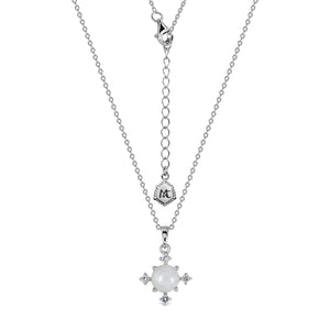 Gentle Love Necklace - White Jade