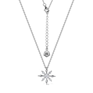 Shimmering Snowflake Necklace