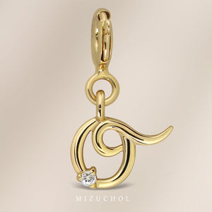 Chapter Pendant - Gold (A-Z)