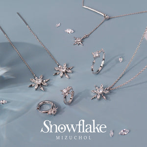 Shimmering Snowflake Earrings