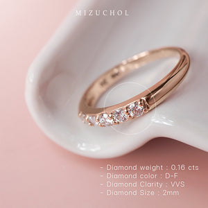 Pinky Ringy - Pink Gold (Diamond)