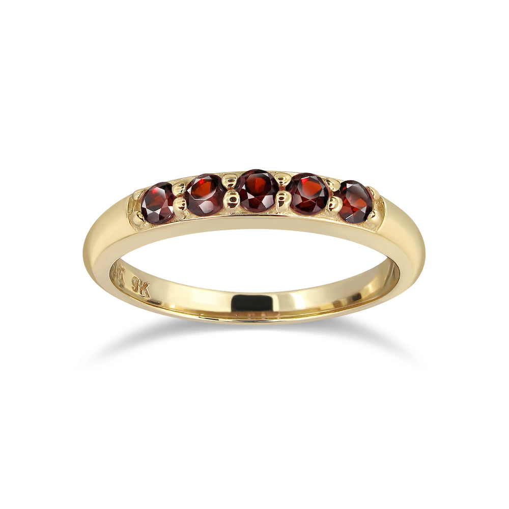 Pinky Ringy (Tue) - Red Garnet