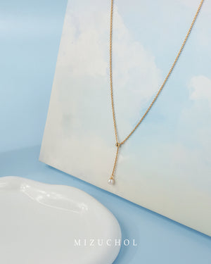 Cloud Drop Layer Pearl Necklace - Natural Pearl