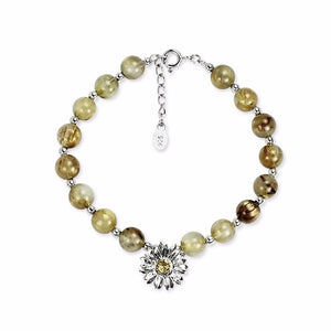 Little Golden Sunflower Bracelet