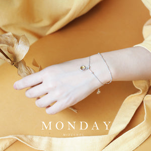 กำไลพลอยประจำวันเกิด (จันทร์) |  LUCKY ME BRACELET (CITRINE)