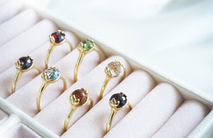 แหวนพลอยประจำวันเกิด เสริมการเงิน Thursday | Lucky Me White Topaz Ring