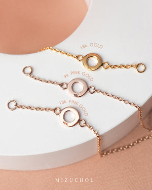 Yours Necklace - 9K Pink Gold