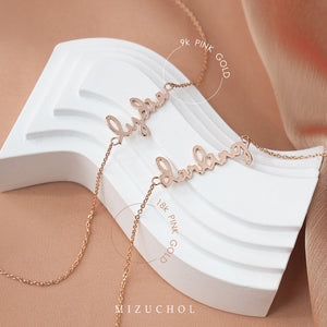 Yours Necklace - 18K Pink Gold