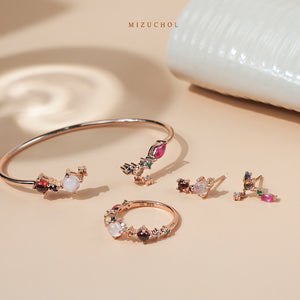 
            
                Load image into Gallery viewer, Nine Lucky Gems Bracelet | Series Hope (Pink Gold)
            
        