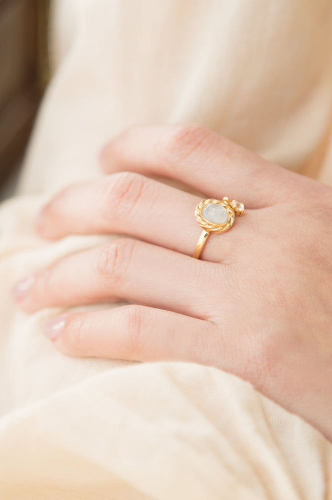 Gentle Moon Ring