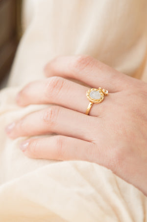 Gentle Moon Ring