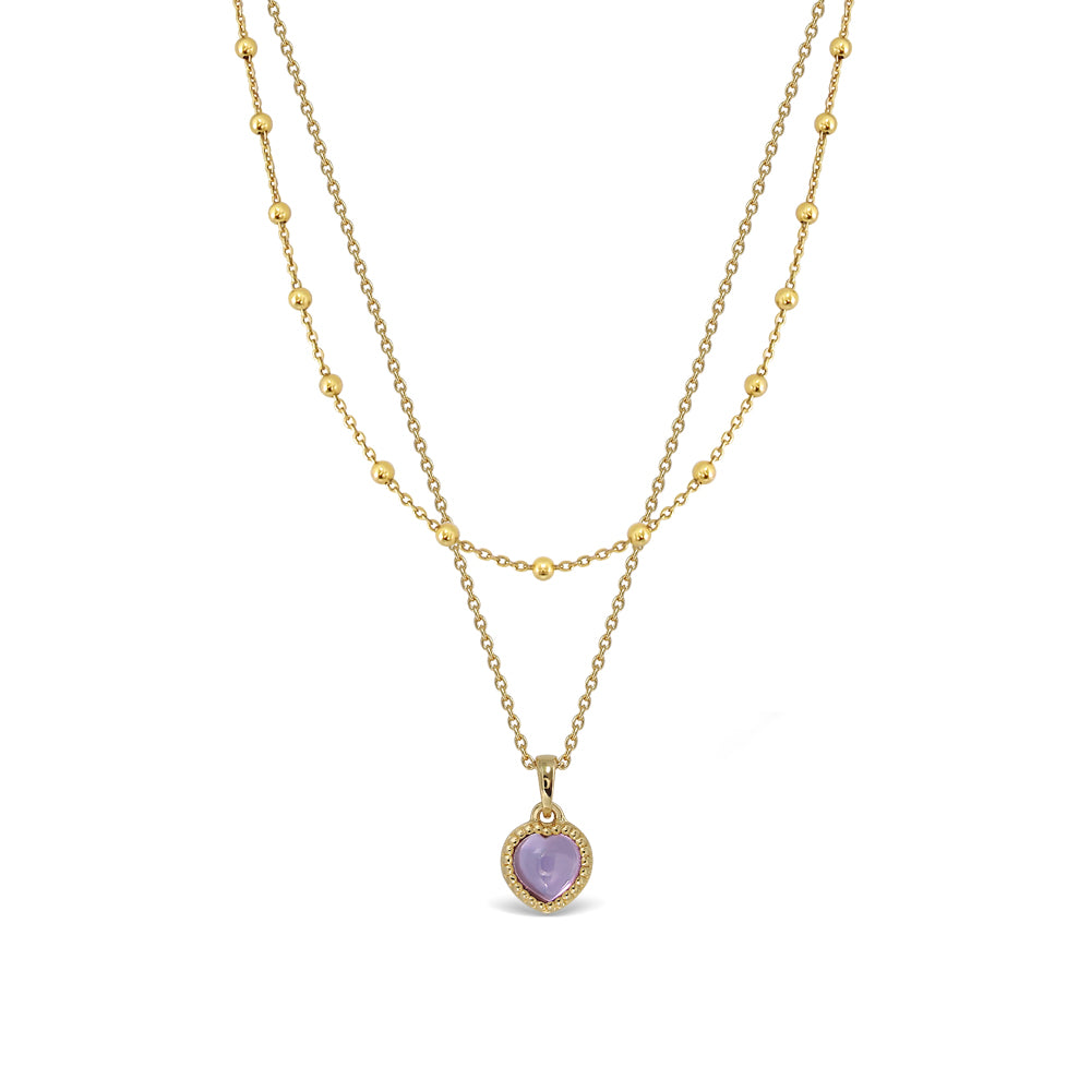 Darling Double Layer Necklace - (Fri)