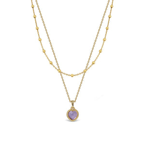 
            
                Load image into Gallery viewer, Darling Double Layer Necklace - (Fri)
            
        