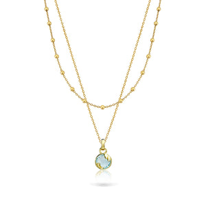 
            
                Load image into Gallery viewer, Lucky Me Double Layer Necklace - G (Wed)
            
        