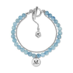 Colours of The Queen Bracelet - Aquamarine