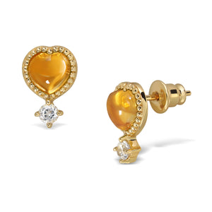 Darling Earrings (Tue) - Citrine