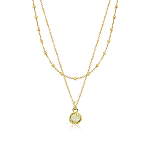 
            
                Load image into Gallery viewer, Lucky Me Double Layer Necklace - G (Monday)
            
        