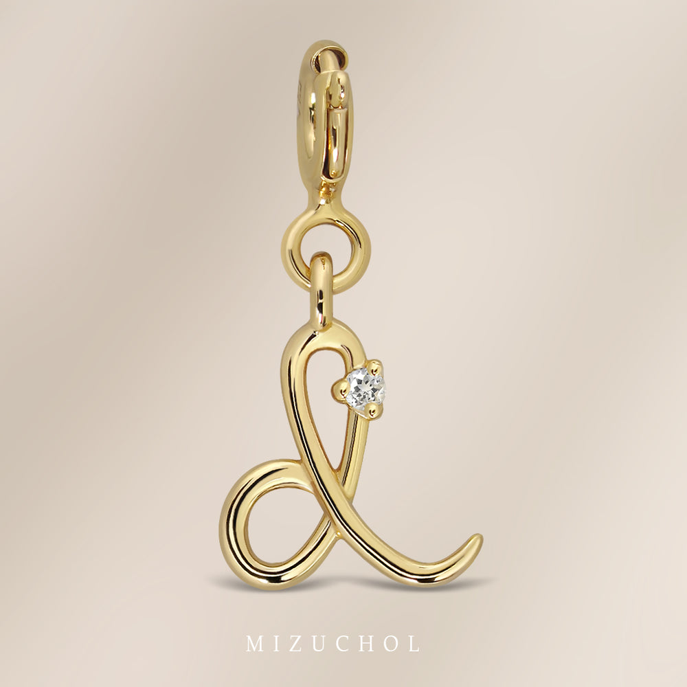 Chapter Pendant - Gold (A-Z)