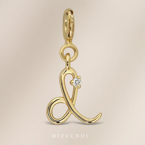 Chapter Pendant - Gold (A-Z)