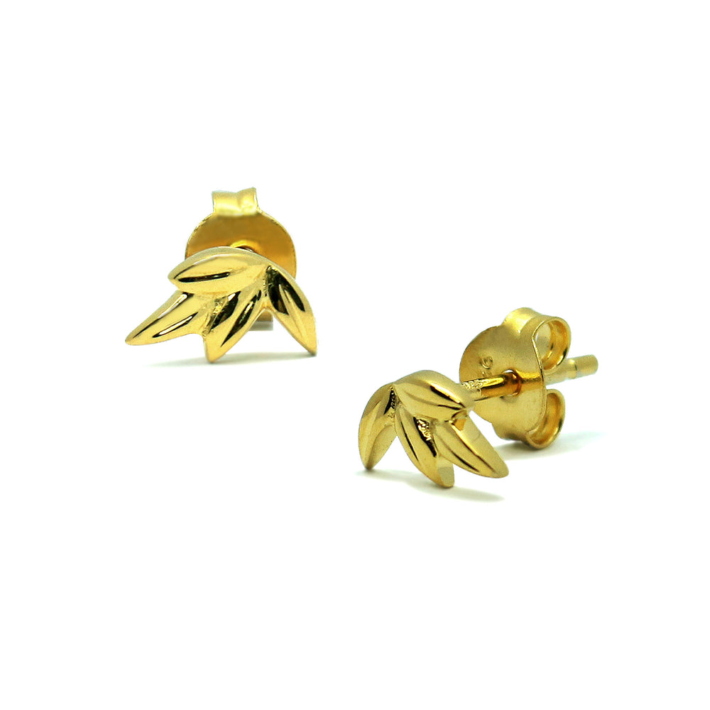 
            
                Load image into Gallery viewer, Little Olive Leaves Earrings (G)
            
        