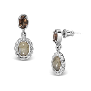 
            
                Load image into Gallery viewer, Classy in Grey Earrings
            
        
