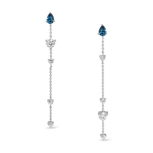 Queen of Grace Earrings (London Blue)