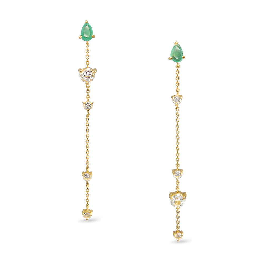 Queen of Grace Earrings (Emerald)