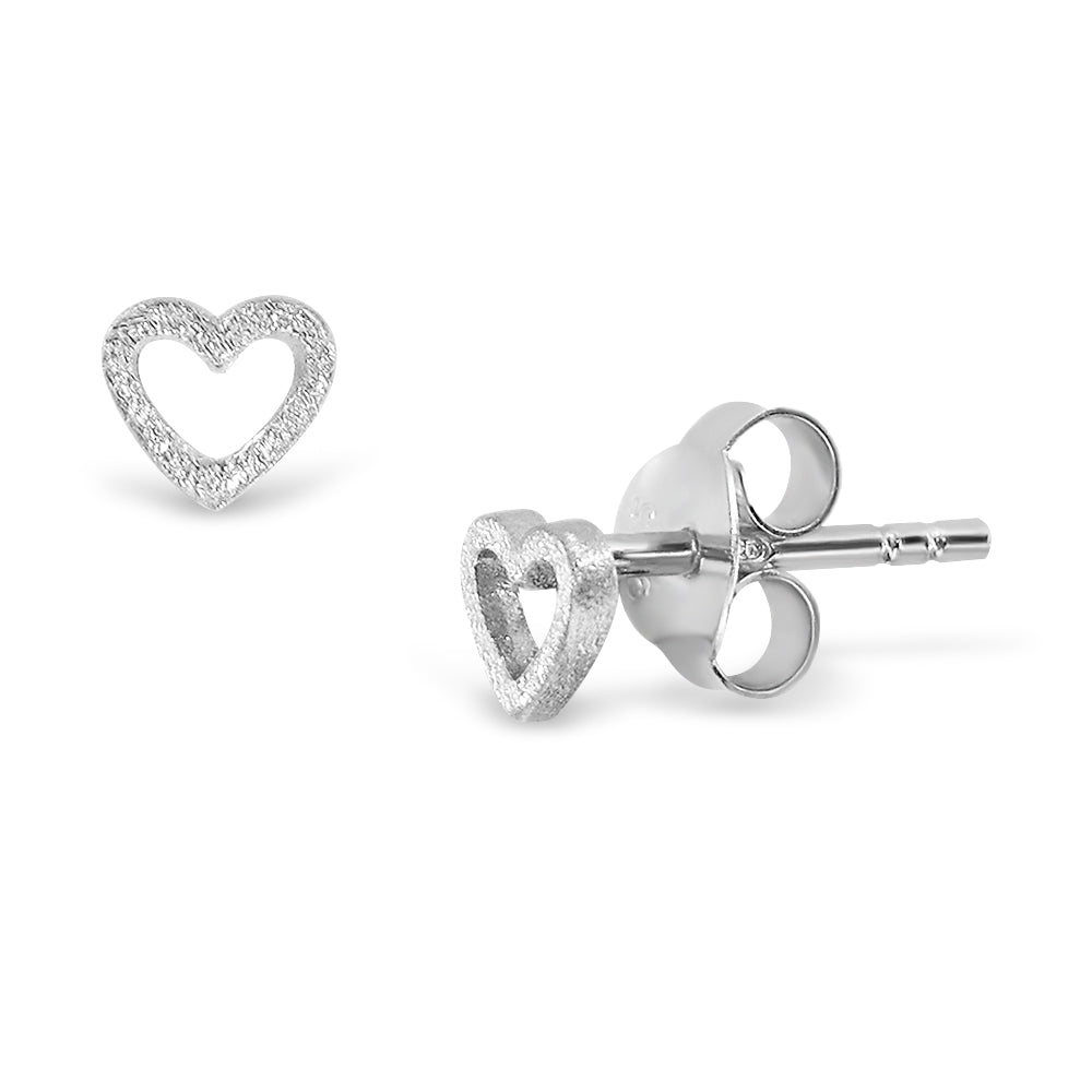 Tiny Heart Earrings