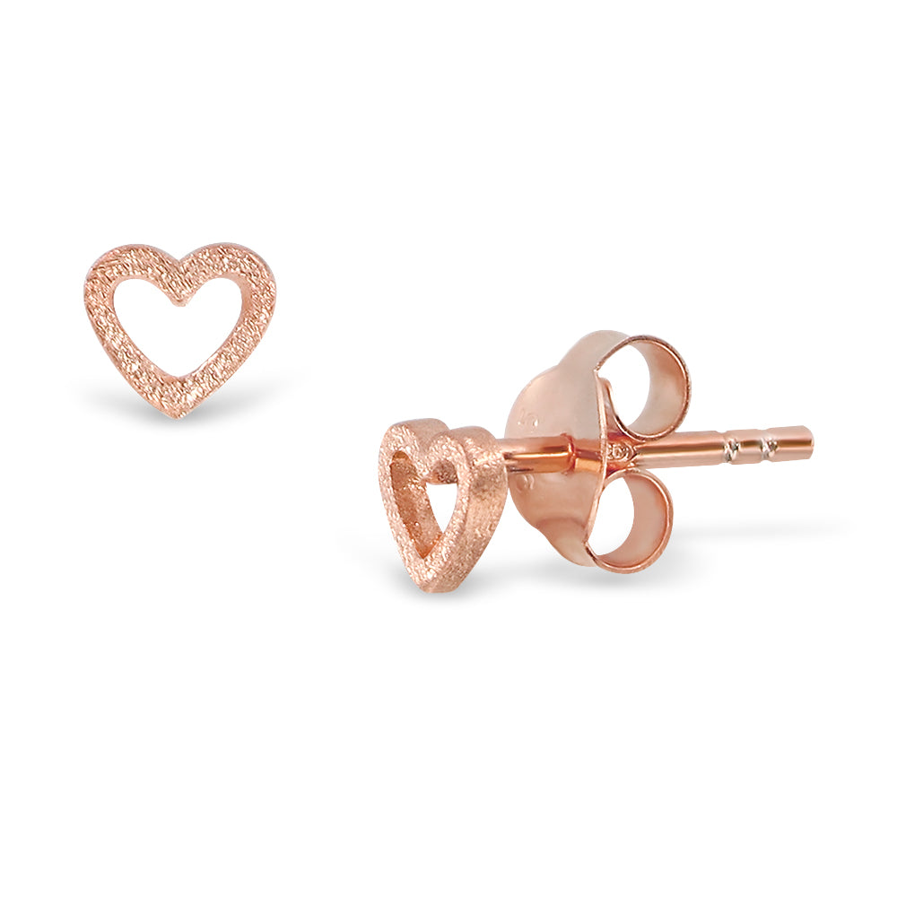 Tiny Heart Earrings - PK