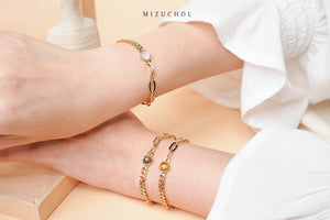 Darling Chain Bracelet (Sun) - Peridot