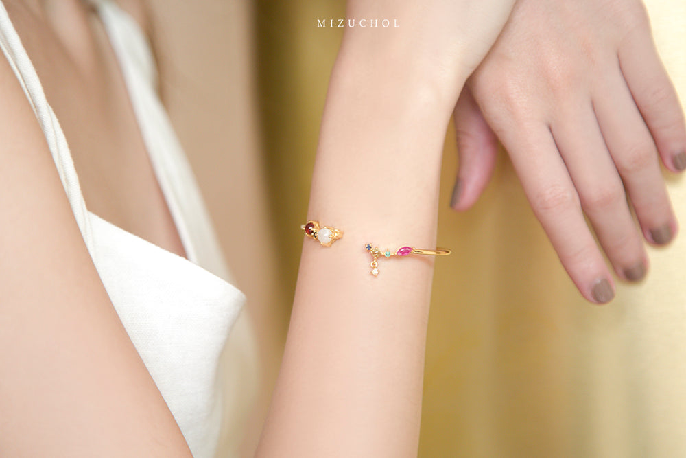 Nine Lucky Gems Bracelet | Series Hope (Gold)