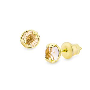 ต่างหูพลอยประจำวันเกิด (พฤหัส) | Lucky Me Earrings - White Topaz