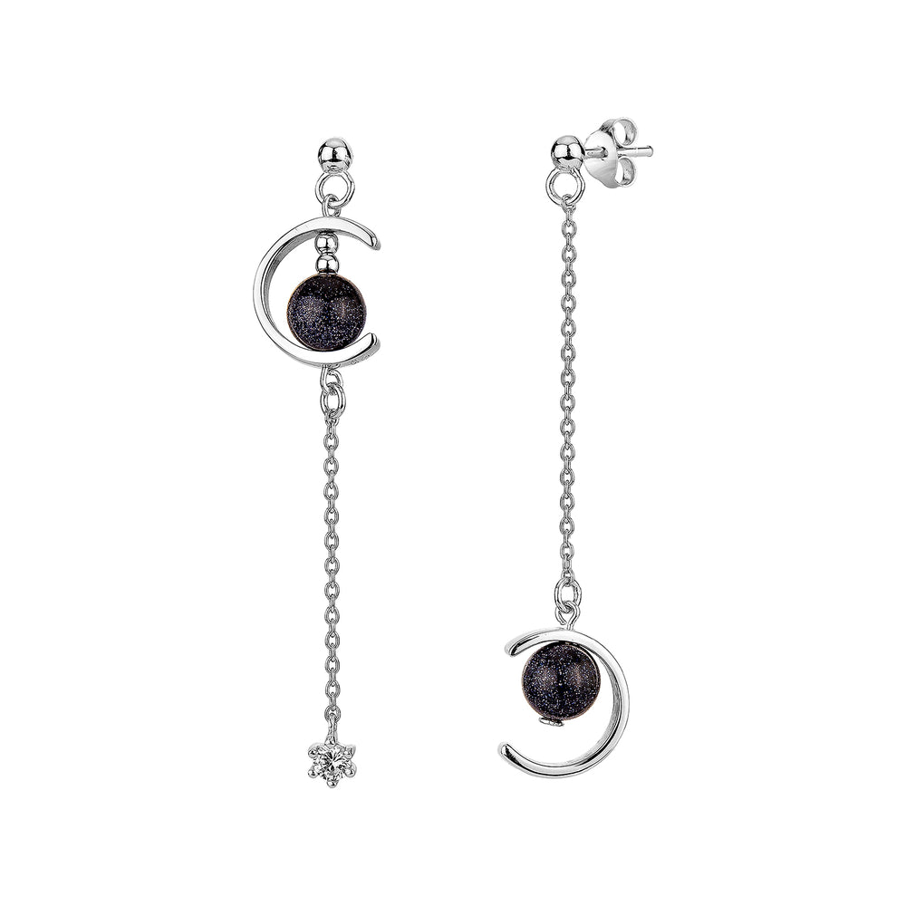 
            
                Load image into Gallery viewer, Lunar Night Fall Earrings
            
        