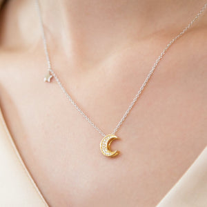 
            
                Load image into Gallery viewer, Golden Lunar Necklace (G)
            
        
