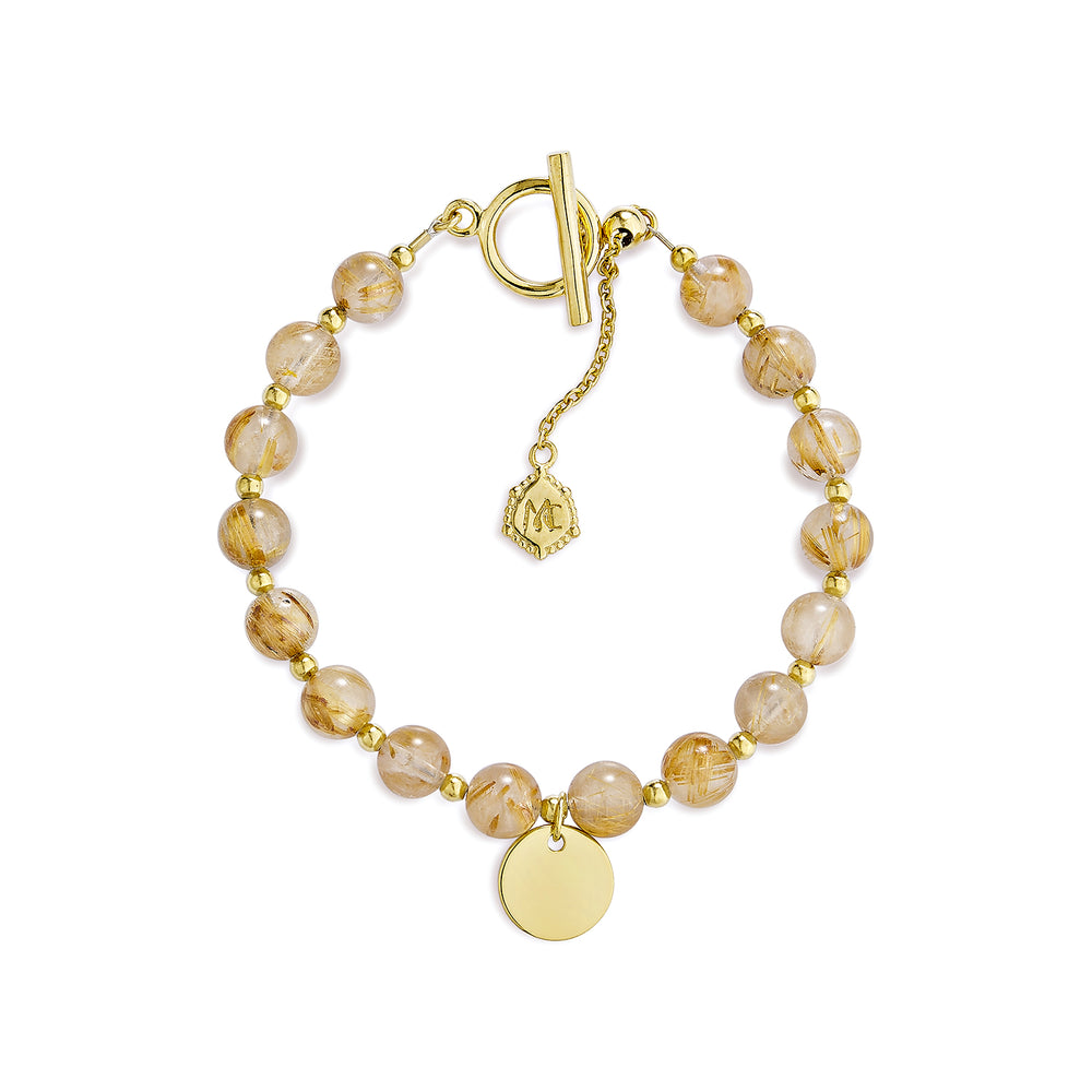 Sparkling Glory Bracelet กำไลไหมทอง