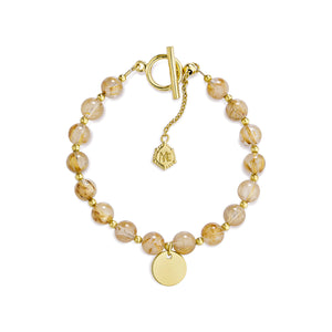 Sparkling Glory Bracelet กำไลไหมทอง