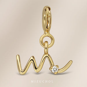 Chapter Pendant - Gold (A-Z)