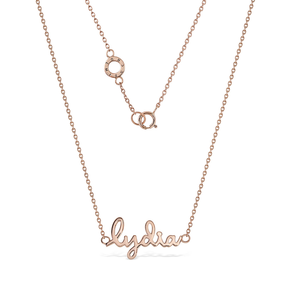 
            
                Load image into Gallery viewer, Yours Necklace - 9K Pink Gold
            
        