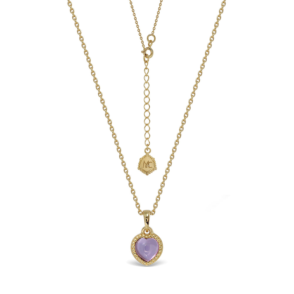 Darling Necklace (Fri) - Amethyst