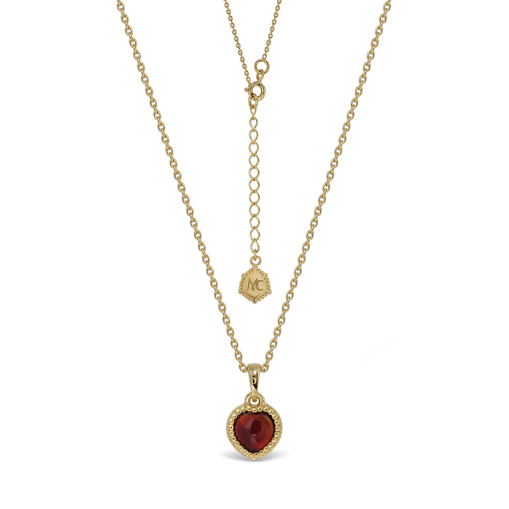 Darling Necklace (Thurs) - Red Garnet