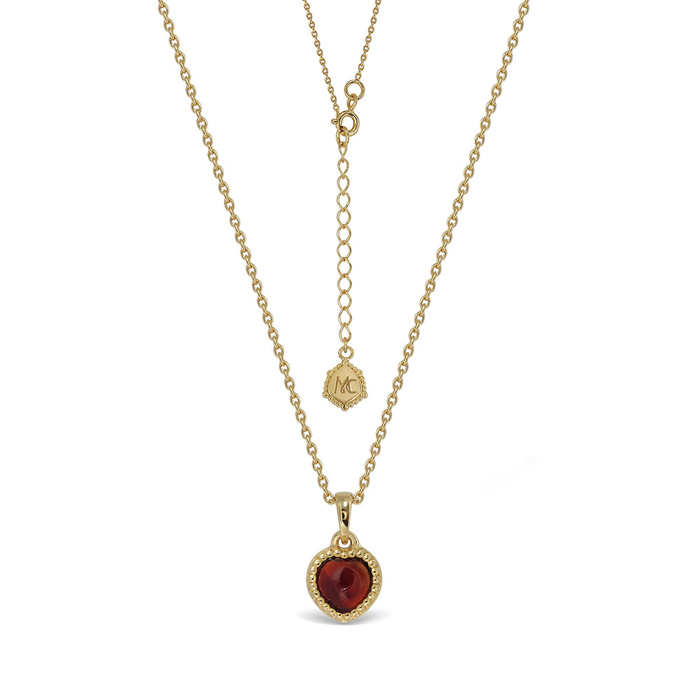 
            
                Load image into Gallery viewer, Darling Necklace (Thurs) - Red Garnet
            
        